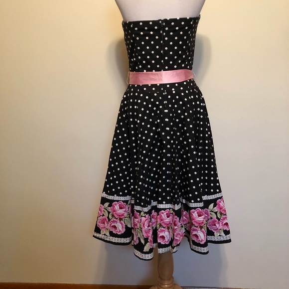 Vintage 50’s Retro Sleeveless Dress - Picture 4 of 4